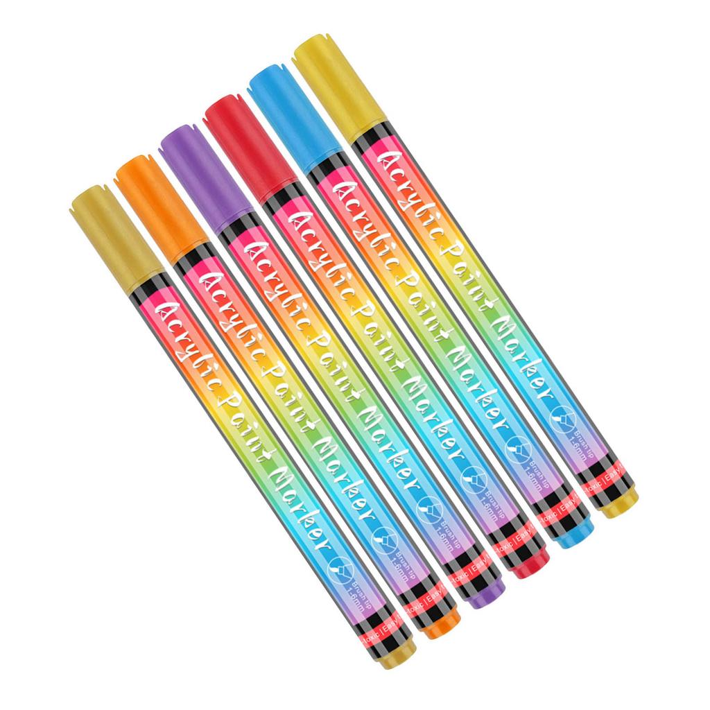 6 шт. Ручки для лака для ногтей для домашних животных, быстросохнущие, безопасные, без запаха, для стильного нейл-арта для собак, для дома и салонов для домашних животных