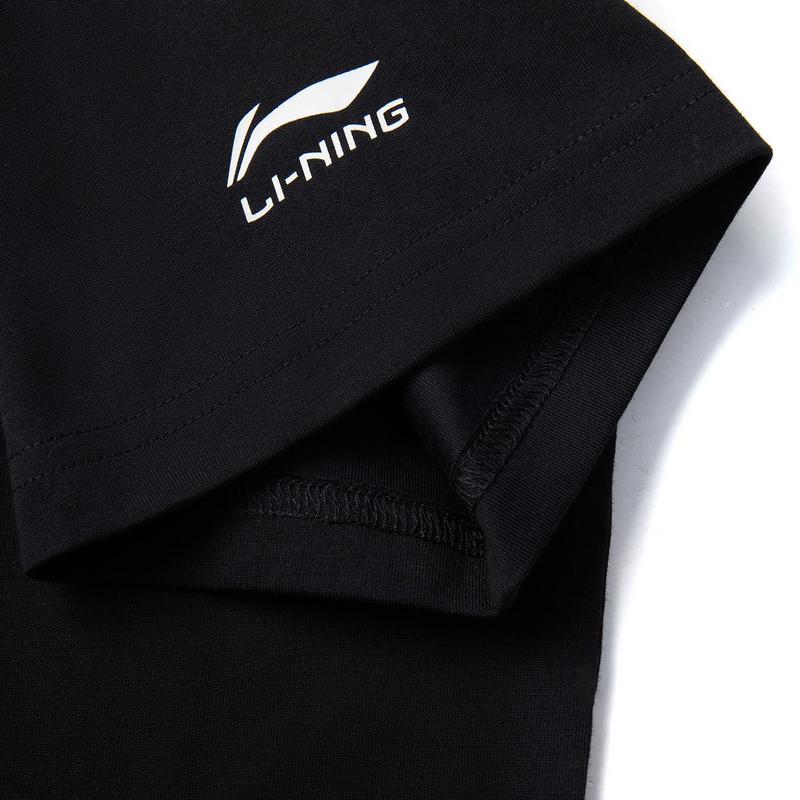 Футболки Li Ning Унисекс С круглым вырезом Средняя прямая посадка AHSV291-2