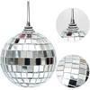 3 шт. 3,2 дюйма Рождественский шар зеркальный шар для вечеринки диско елочное украшение с крепежным ремешком Cosmos
