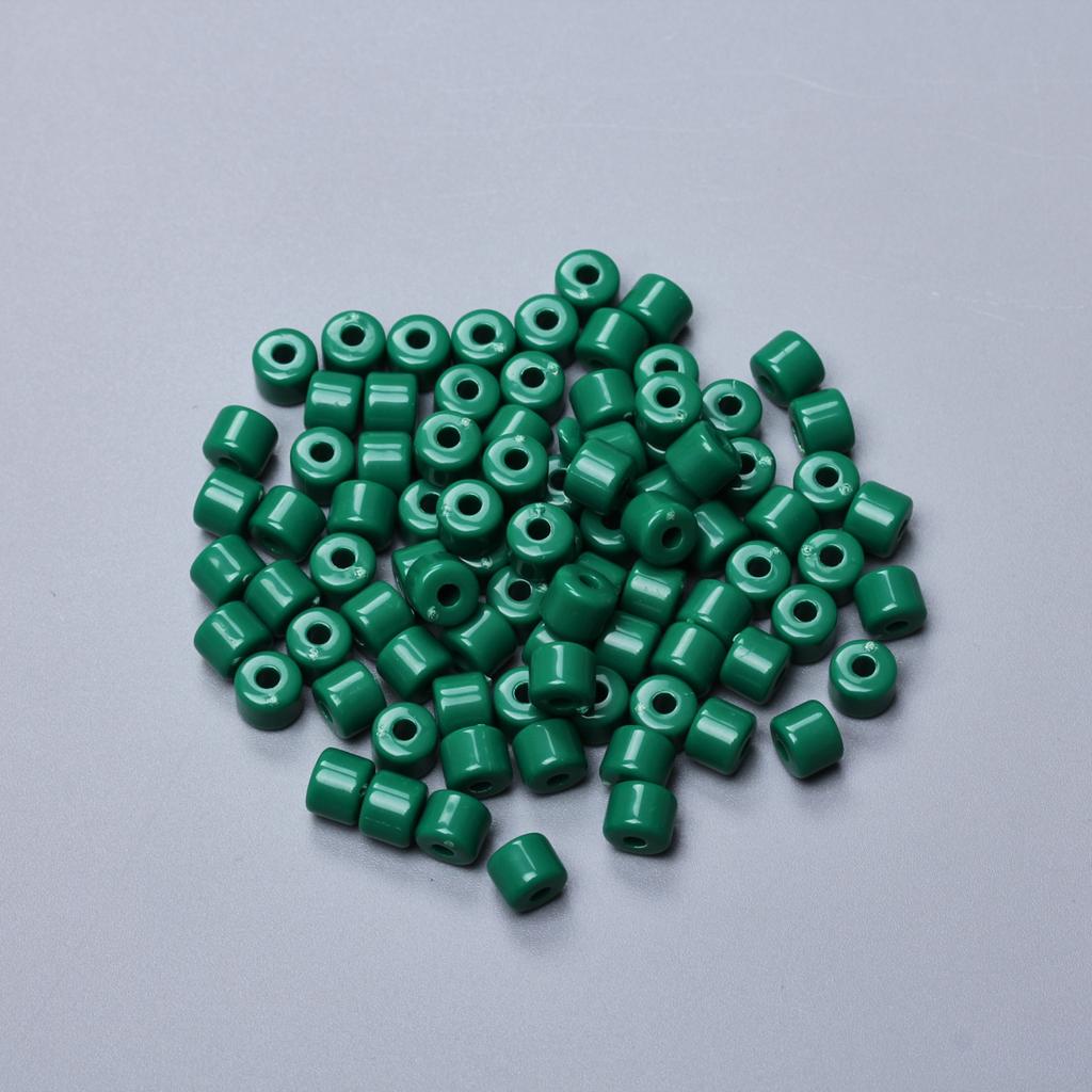 6,5 мм 100 шт. кремового цвета акриловые цилиндрические бусины для изготовления ювелирных изделий своими руками брелок серьги ожерелье браслет модные материалы аксессуары