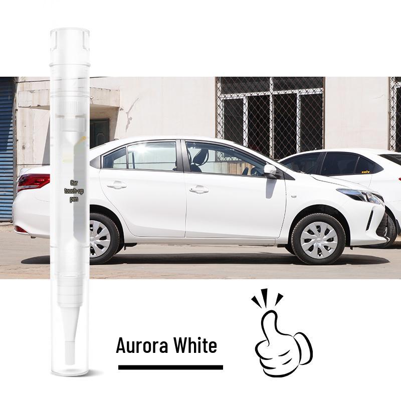 Маркер-подкраска Toyota для Highlander 8-го поколения, Camry, Corolla, Levin, RAV4 - Жемчужный и Черный/Белый