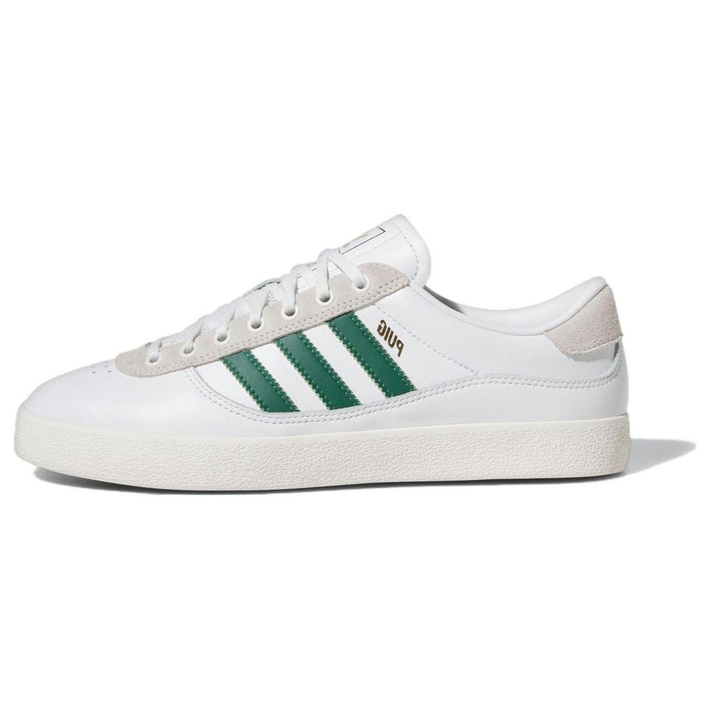 Adidas Puig Indoor White Dark Green Unisex Sneakers Cloud-White Chalk-White IG5237