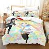 3D Принт Аниме Nisekoi Ложная Любовь Постельный Комплект Мальчики Девочки Полуторный Двуспальный Королевский Размер Пододеяльник Наволочка Кровать мальчики Взрослый Домашний Текстиль