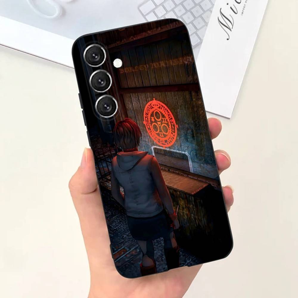 Игры ужасов Silent Hill Чехол для телефона Чехол для телефона Для Samsung S25,S24,S21,S22,S23,S30,Ultra,S20,Plus,Fe,Lite,Note,10,5G Черный Чехол