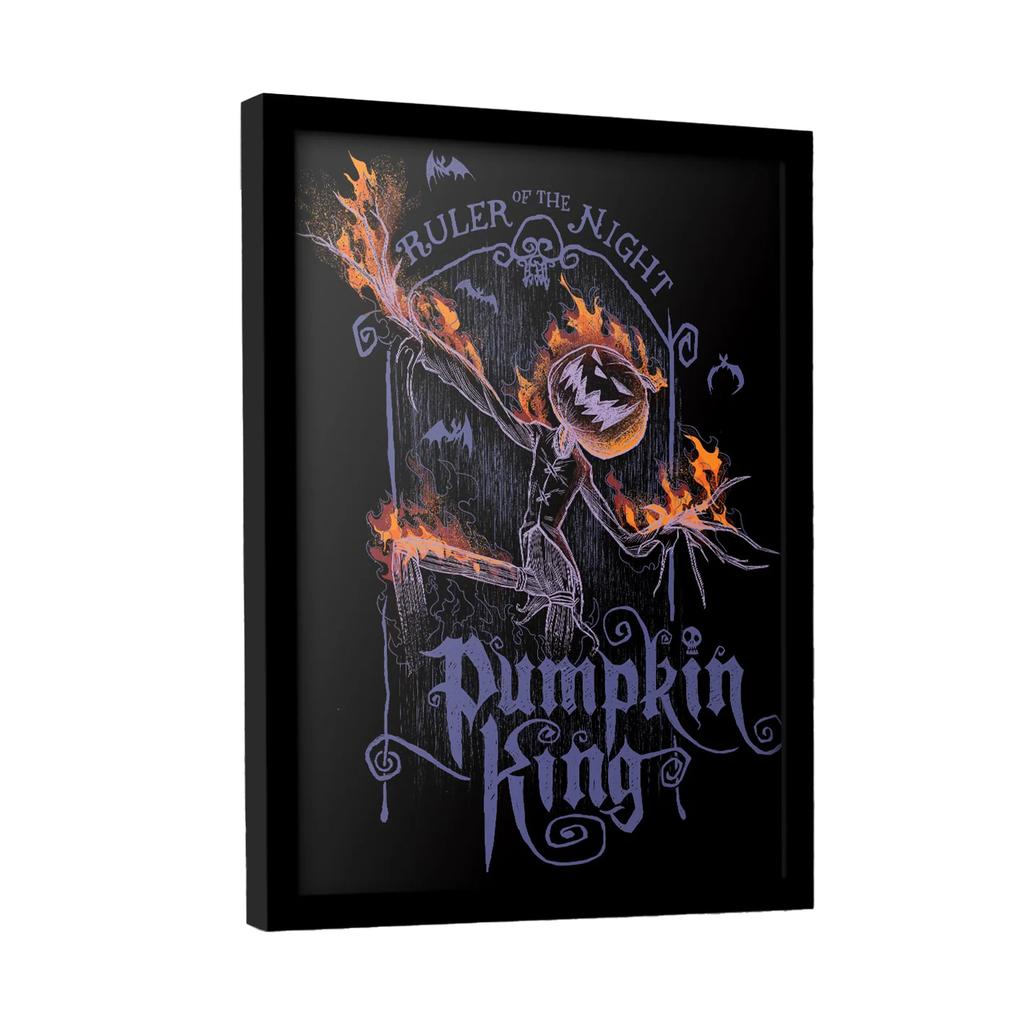 Nightmare Before Christmas Pumpkin King Framed Poster