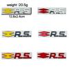 Автомобильный значок RS для Renault Sport Clio, Megane, Twingo - Декоративная наклейка