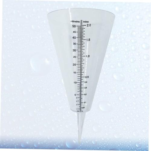 IWOWHERO Rain Gauge Cup, Rainfall Measuring Tube, Garden Measuring Gauge, Rain Gauge Cup, Lawn Rain Gauge, Garden Rain Gauge, Rainfall Measuring Tool,