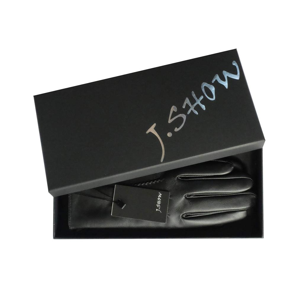 Leather Gloves Sheep Leather Goat Leather Genuine Leather Gloves Cashmere Smartphone Compatible Cold Protection Business Casual Commuting Suit