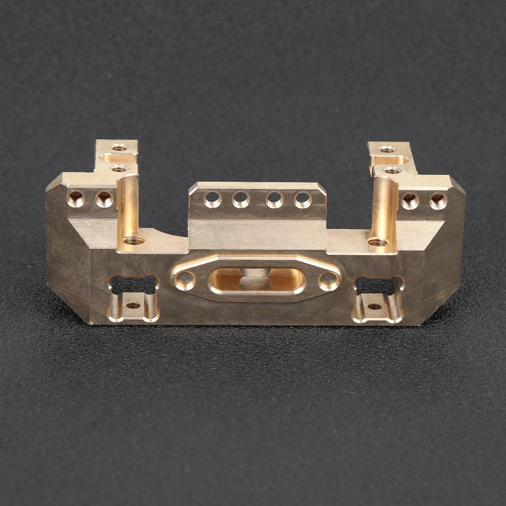 Brass Front Bumper Mount Servo Bracket Remote Control Model Accessory Fit for Traxxas TRX4 RC Car