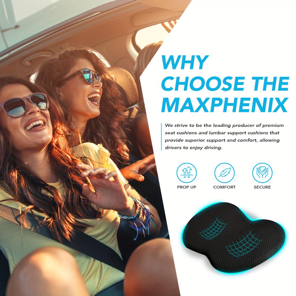 Memory Foam Seat Cushion: Enhances Comfort, Improves Posture, And Reduces Sitting Pressure,Perfect for Cars, Trucks