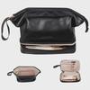 Double-Layer Waterproof Cosmetic Bag - Large Capacity, High-End, Multi-Function Storage