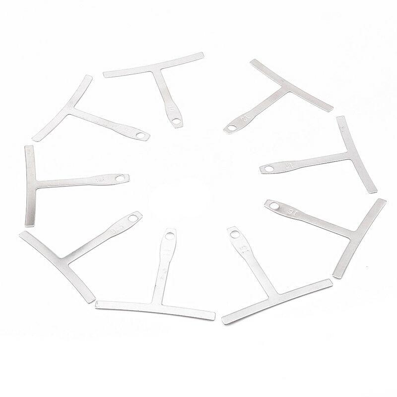 9шт гитарный металл под струну Luthier набор инструментов из нержавеющей стали радиус датчика