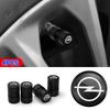 4pc Car Wheel Tire Valve Caps Waterproof Alloy Stem Cover For Opel Astra Insignia Corsa Zafira Meriva Mokka Vivaro Vectra Antara
