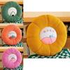 Soft And Cozy Strawberry Plush Fruit Cushion Round Pillow For Home And Office Comfort