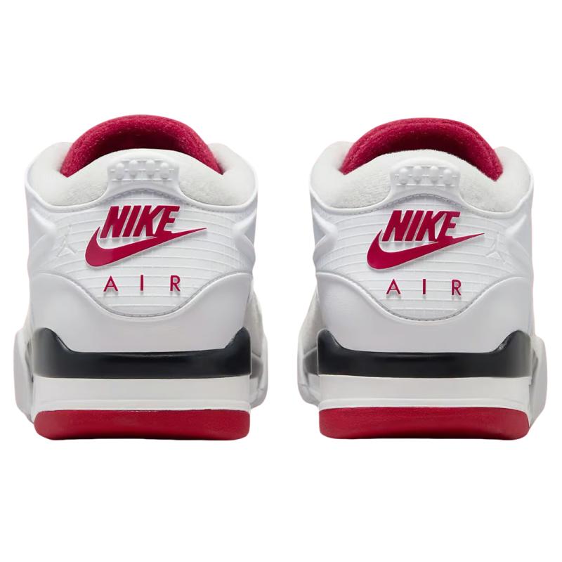 Air Jordan 4 RM White Fire Red Men Sneakers Varsity-Red Black Neutral-Grey FQ7939-102