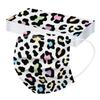 Трехслойная одноразовая пыленепроницаемая защитная маска с леопардовым принтом для взрослых