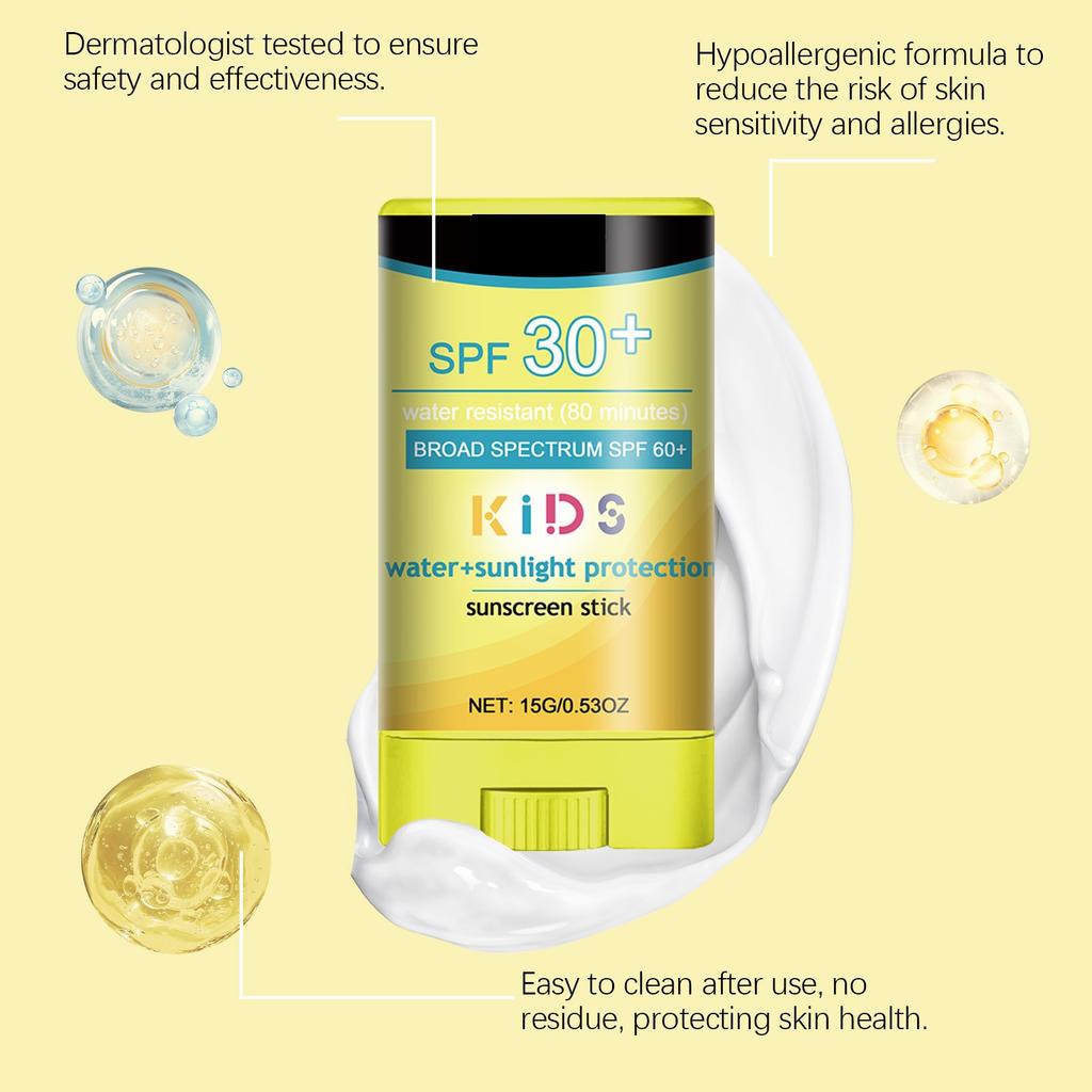 Children's Protective Stick Refreshing Non-sticky Children's Baby Summer Skin Sunscreen
