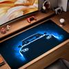 Большой стильный спортивный автомобиль Коврик для мыши HYBXAXC Нескользящая резиновая основа Настольный коврик Киберспорт для офисного стола Подставка под клавиатуру Коврик Аксессуары для игр