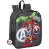Детский рюкзак - SAFTA - Avengers Vendetta - Адаптируемый к тележке - Удобный - Черный