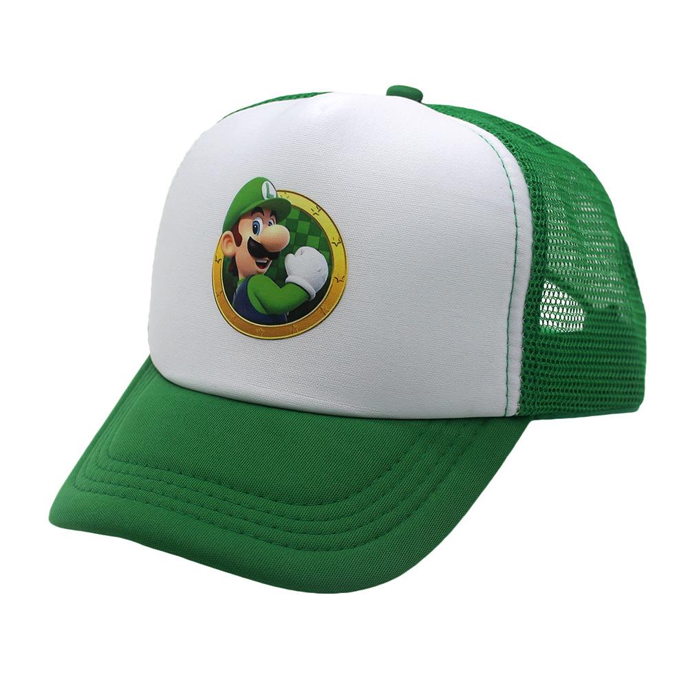 Super Mario Adjustable Baseball Cap Embroidery Sunshade Anime Mario Brothers Cartoon Hip-Hop Christmas Cosplay Birthday Gift