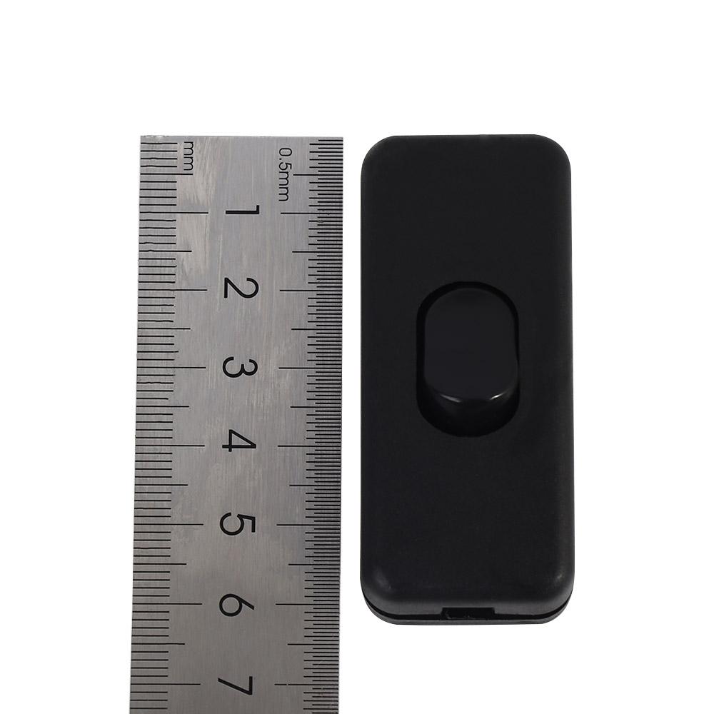 Black ON/OFF Desk Light Accessories Switches 110-250V Cord Cable