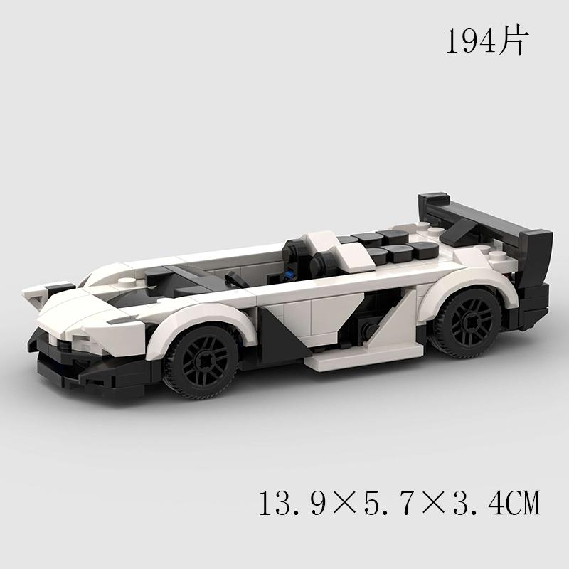 City Speed Convertible MOC Old Car Super Race Vehicle Model Building Block Racing Brick Technical Christmas Gift Rally Sport Toys