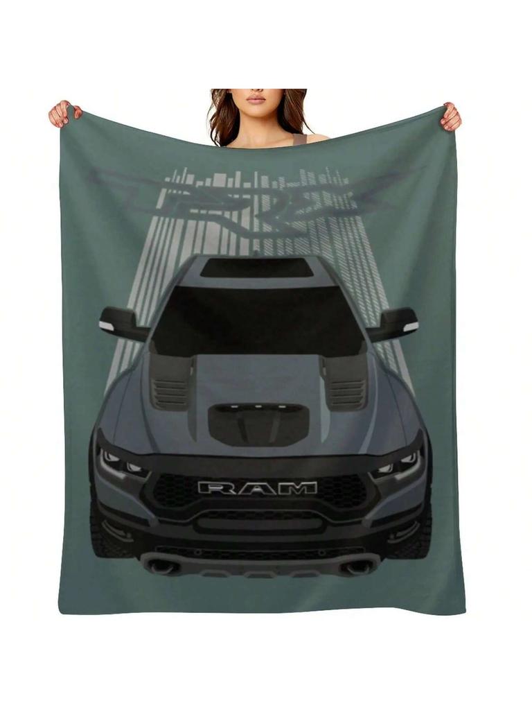Ram 1500 T-ShirtRam 1500 TRX - Anvil Grey Throw Blanket Sofa Decoratives Warm Blankets
