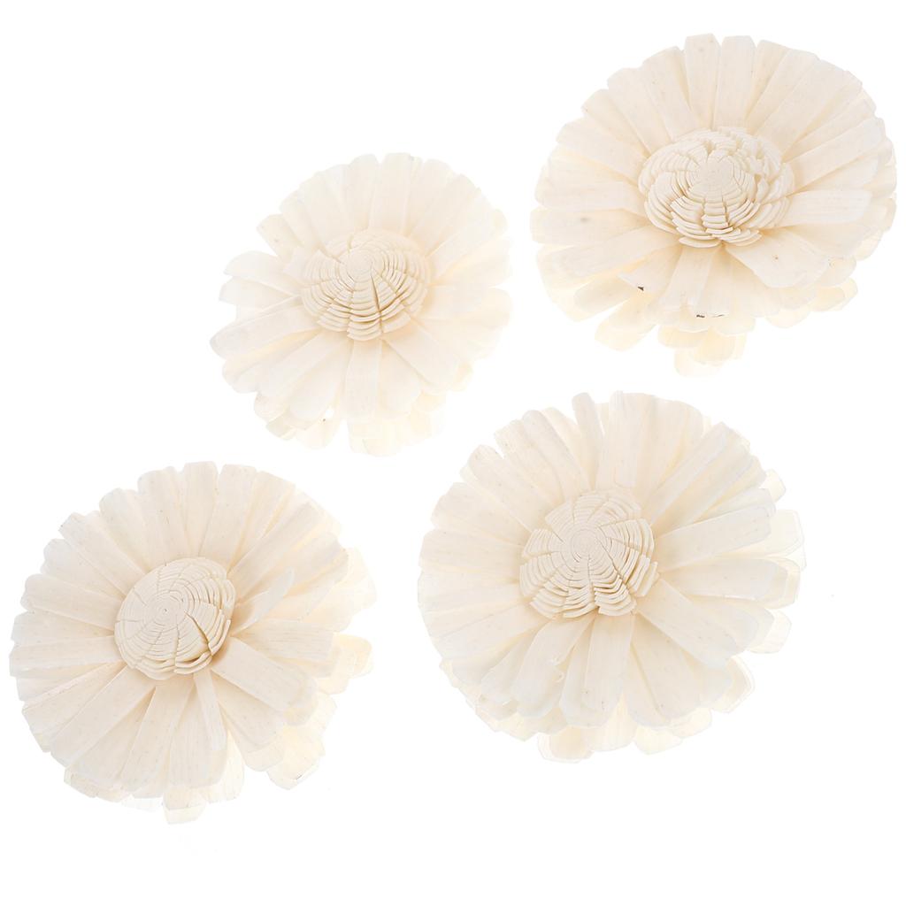 4 шт. хлопковых цветочных украшений, многоцелевой диффузор для сухих цветов, диффузор для эфирных масел, цветок своими руками