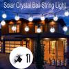 Solar Crystal Ball Waterproof String Lights Lighting For Garden Home