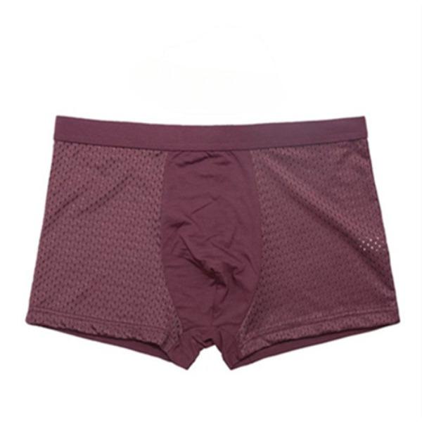 Мужские трусы-боксеры летние сексуальные толстые мужские большие размеры E-Commerce однотонные боксеры молочные шелковые брюки для мальчиков