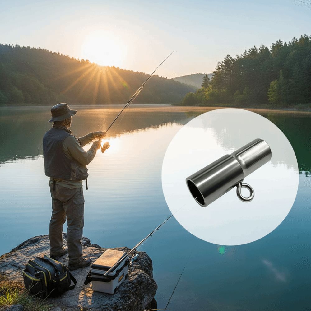Stainless Steel Squid Jig Hook Corrector Hollow Tube Hook Straightener Boat Angling