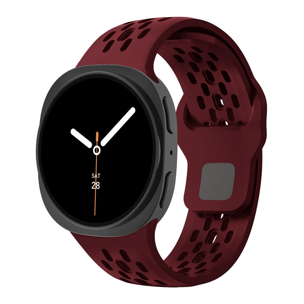 Резиновый ремешок для Samsung Galaxy watch 8/8 classic 46мм/44мм/40мм Дышащий спортивный браслет на запястье Correa Galaxy watch8 Ремешок