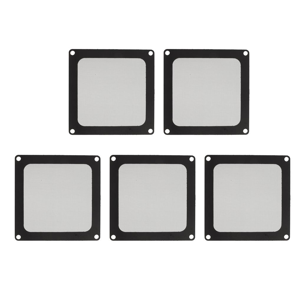 5 шт. Охлаждающий пылевой фильтр для корпуса ПК Профессиональный пылезащитный Мягкий магнит Нейлоновая рамка Защитная пылезащитная крышка для корпуса ПК