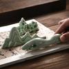 Durable Ceramic Pen Holder Chinese Writing Brush Rack Calligraphy Brush Holder  Stationery Supplies
