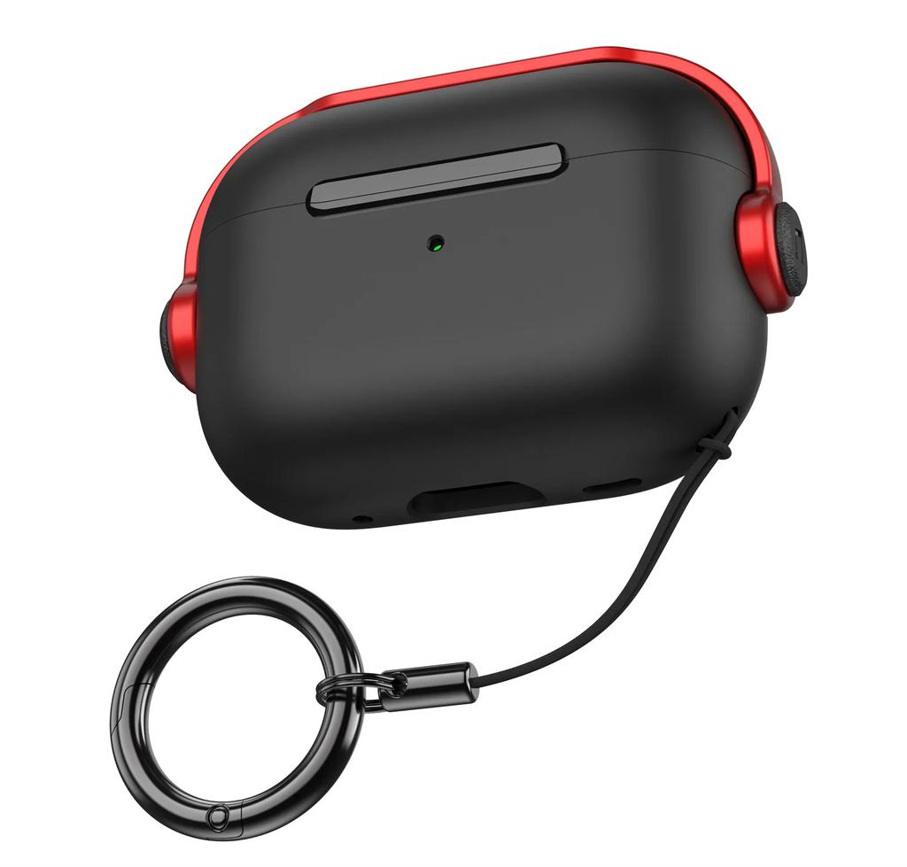 Для чехла Airpods 4/Pro 2/AirPods 3, с брелоком и ремешком, противоударный защитный чехол-обложка для AirPods Pro 2026 AirPods 1/2