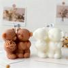 Handmade Bear Candles Couple Bear Soy Wax  Decorative Valentine's Day Gifts & Home Decor Scented Candle