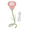 Pink Flower Night Light Ambient Light Ornament Infinitely Dimmable Small Table Lamp For Bedroom