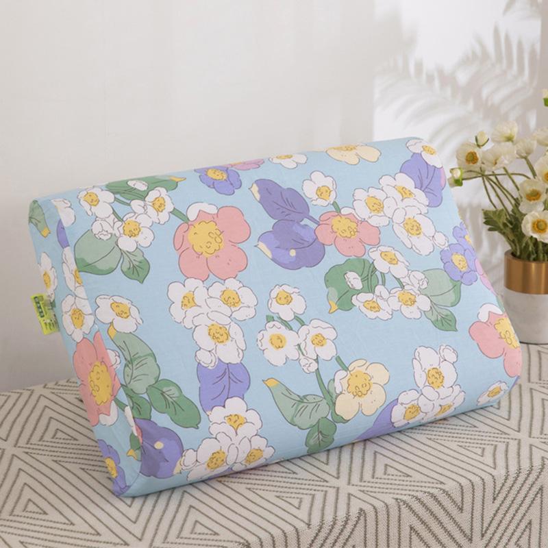 40*60 см наволочка из хлопкового латекса с застежкой-молнией, наволочка из саржи с принтом, удобная наволочка из латекса с эффектом памяти для сна в спальне