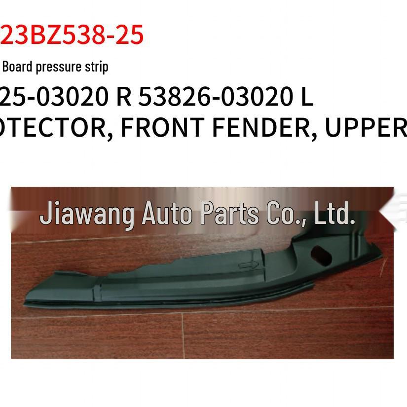 Накладка на крыло Toyota 2023 BZ3 (Правильно) 53825-03020 и (Осталось) 53826-03020