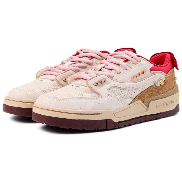 Disney x Li Ning 001 BTC Коллекция Пиноккио Нескользящие Износостойкие Низкие Скейтбордические Кроссовки Мужские AGCT059-1