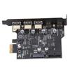 PCIe To USB 3.2 Gen 2 Expansion Card 20Gbps 5-Port PCI Express A for Desktop PC with USB Type A/C Ports