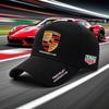 ABG4 Для Логотипа Porsche 3D Кепка Авто Мото GP Гонки F1 Машина Кепка-Козырек Кепка-Бейсболка Кепка Регулируемая Повседневная Тракер Кепка Аксессуары