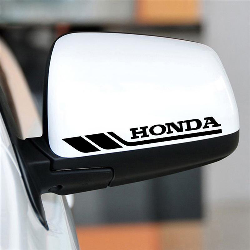 Lfcdg6 Для скутера Sundiro Honda RX125Fi NS125LA Наклейки с буквами HONDA Зеркало заднего вида автомобиля Мотоцикл Амортизирующие декоративные наклейки