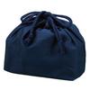 Tatsumiya Men's Drawstring Bag 53870 Navy Blue Approx. W21cm X D9.5cm X H18cm