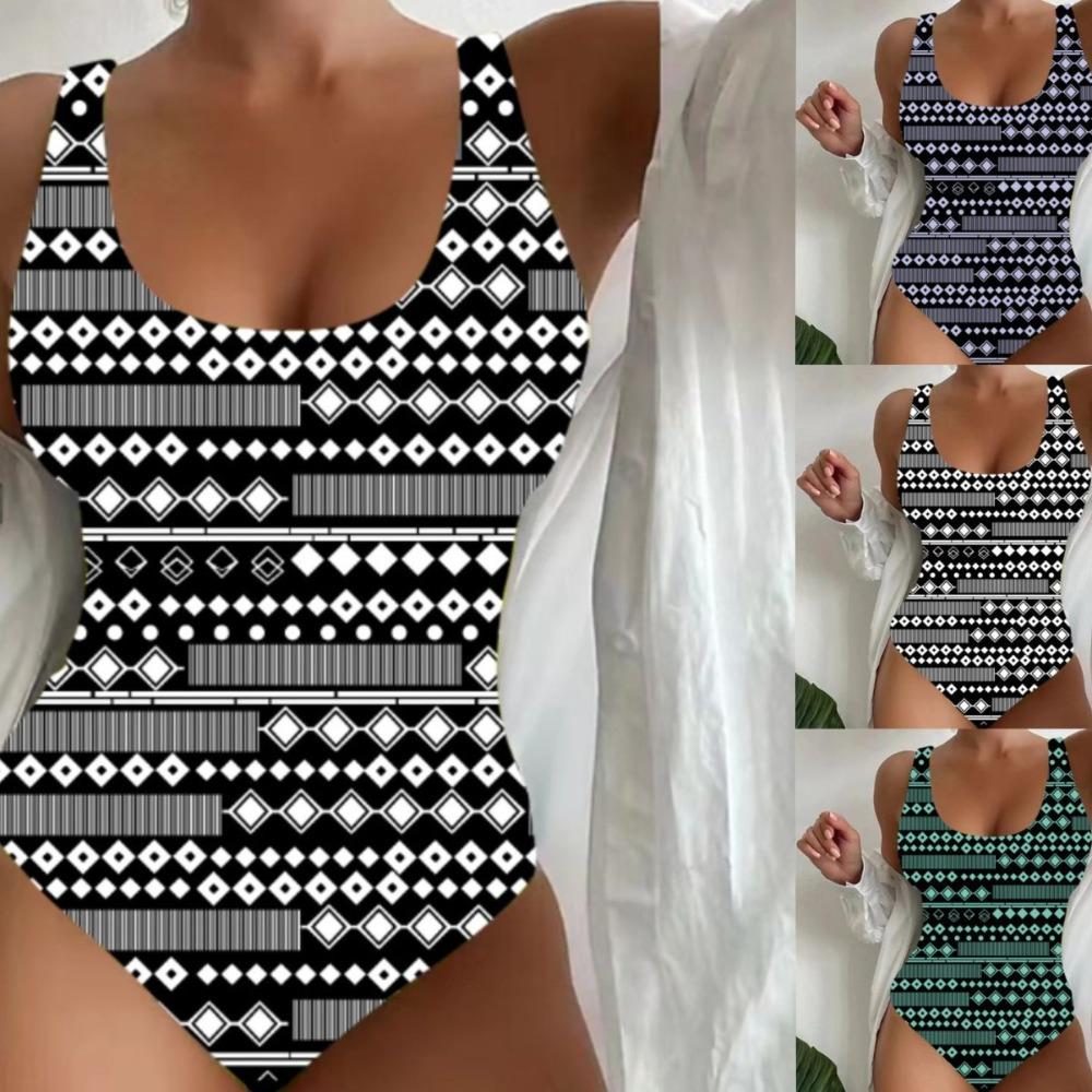 Цельный сексуальный купальник с высокой талией, женский тонкий и консервативный купальник большого размера, пляжный приморский купальник, бикини