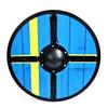 Medieval Viking Shield Sweden Flag For Wall Art Wooden Ragnar Viking Shield Battle Vintage Viking Shield