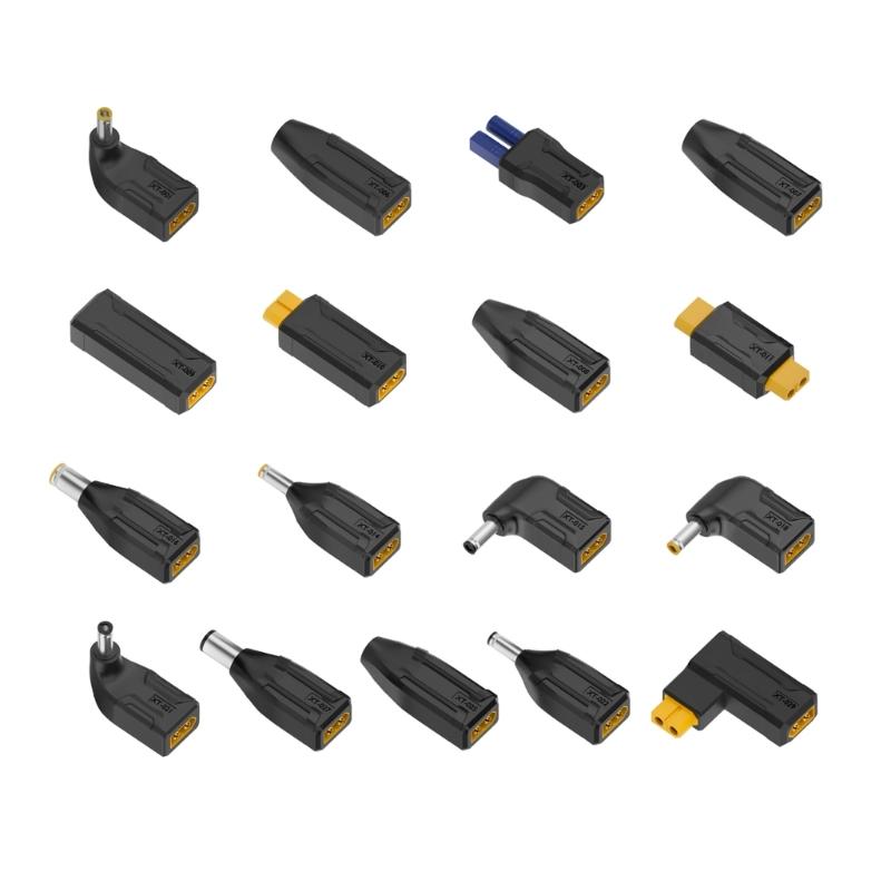 Многоцелевой адаптер XT60 на DC5521 папа-мама XT60 на EC5/DC5 5,5x2,1 мм преобразователи питания для питания электронных устройств