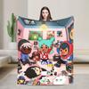 Toca Life World  Blanket Quality Soft Warm  Throw Blanket Winter Boy Girl Couch Chair Sofa Bed Pattern Bedspread