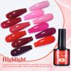 Лак для ногтей Nail Art Red Series, гель-красный
