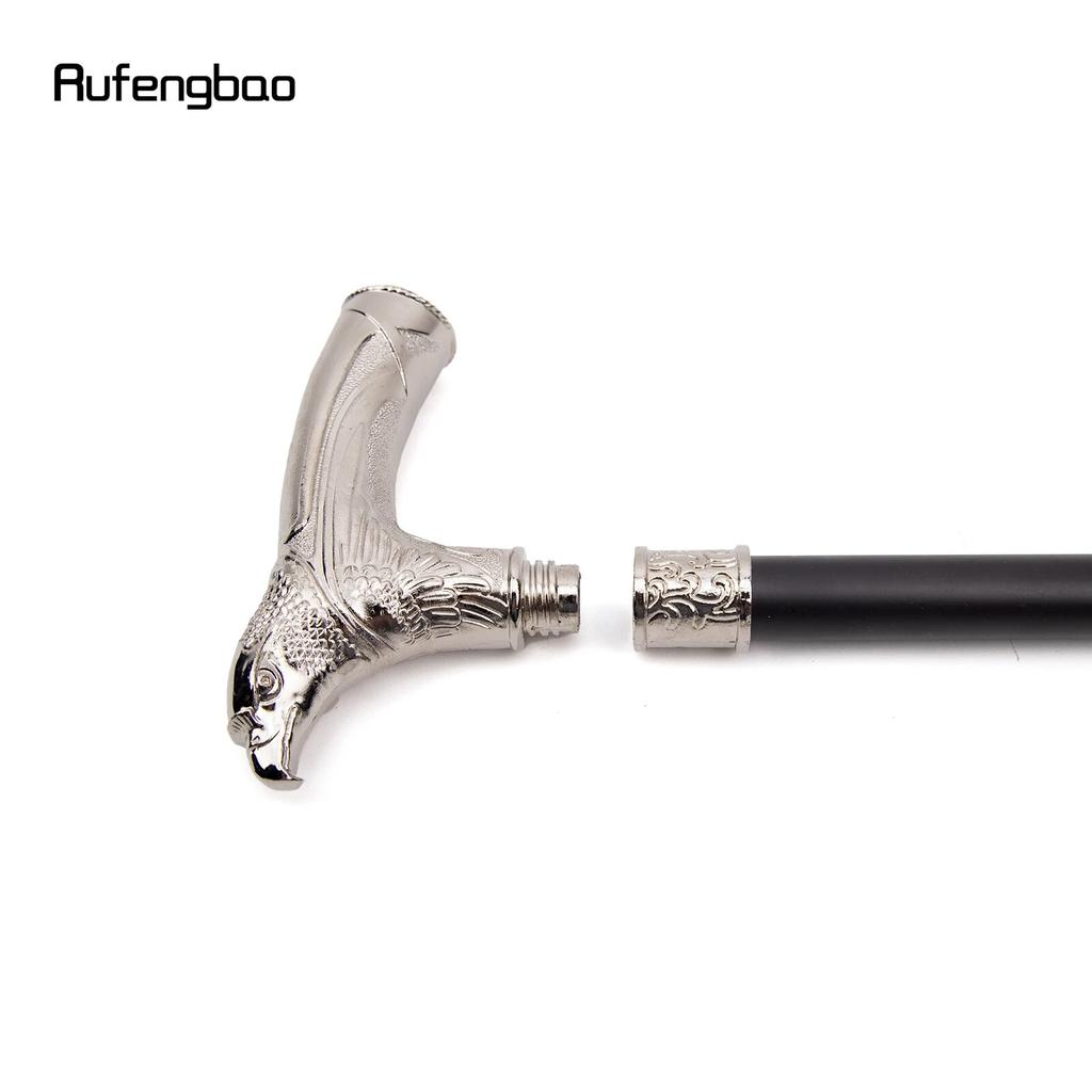 Белая голова орла со стразами, модная трость, декоративная палка, косплей, винтажная модная трость, 93 см